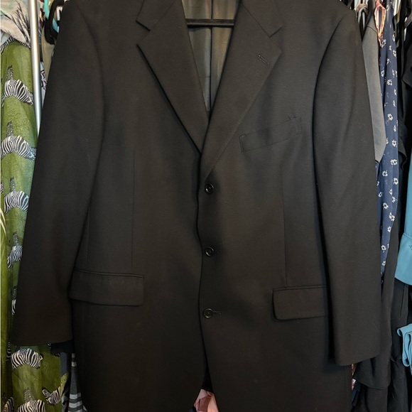 Ted Baker London Black 3-Button Men's Sport Coat
